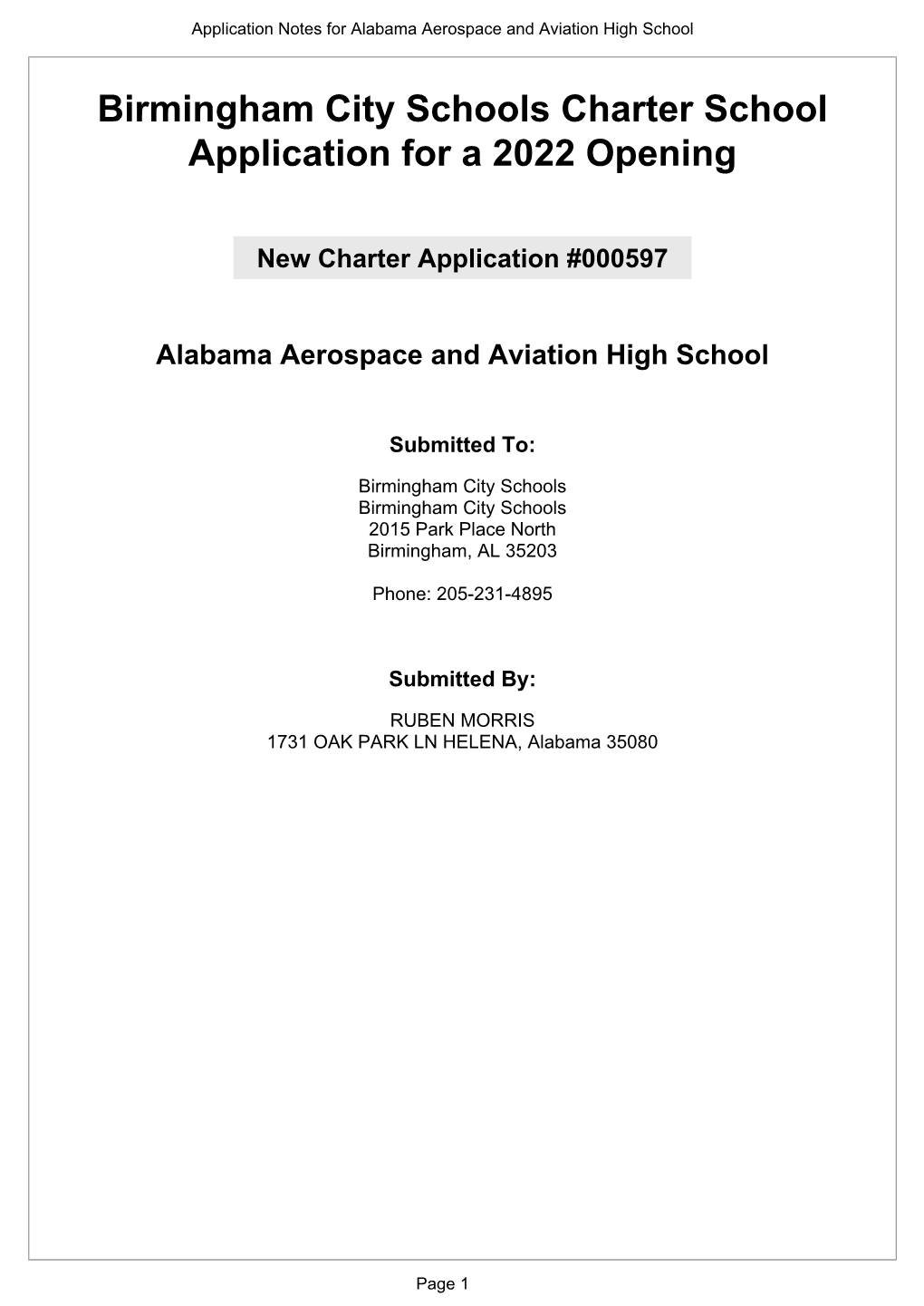 Alabama Aerospace and Aviation High School