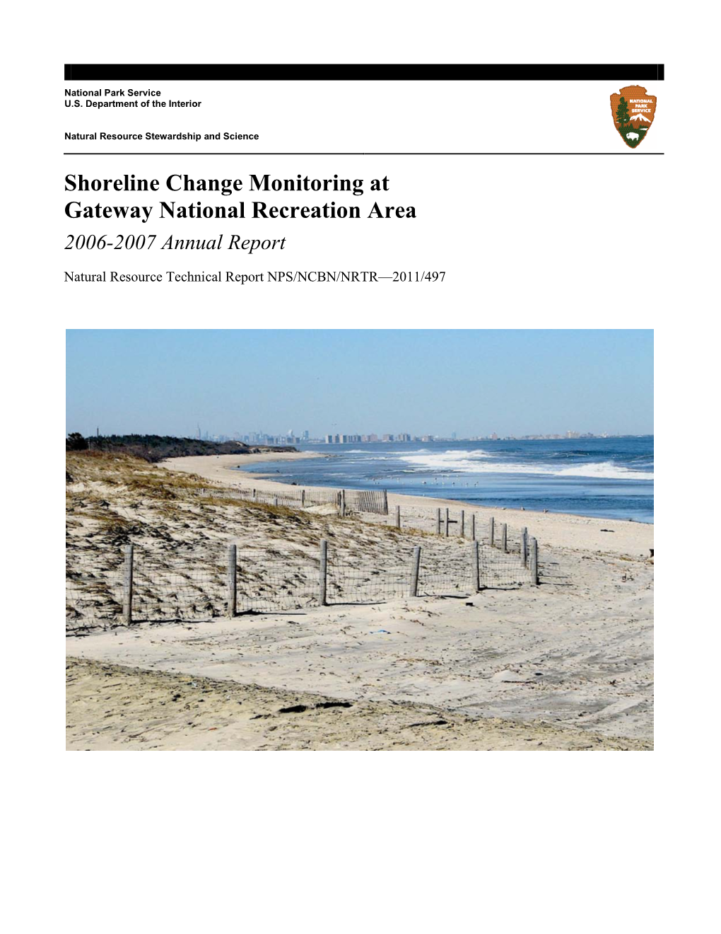 Shoreline Change Monitoring at Gateway National Recreation Area 2006-2007 Annual Report