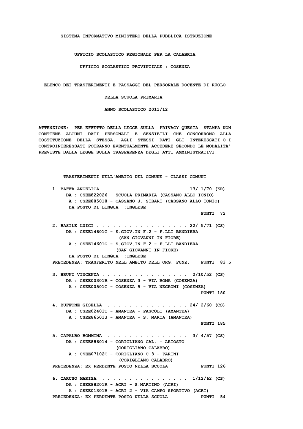 Sistema Informativo Ministero Della Pubblica Istruzione