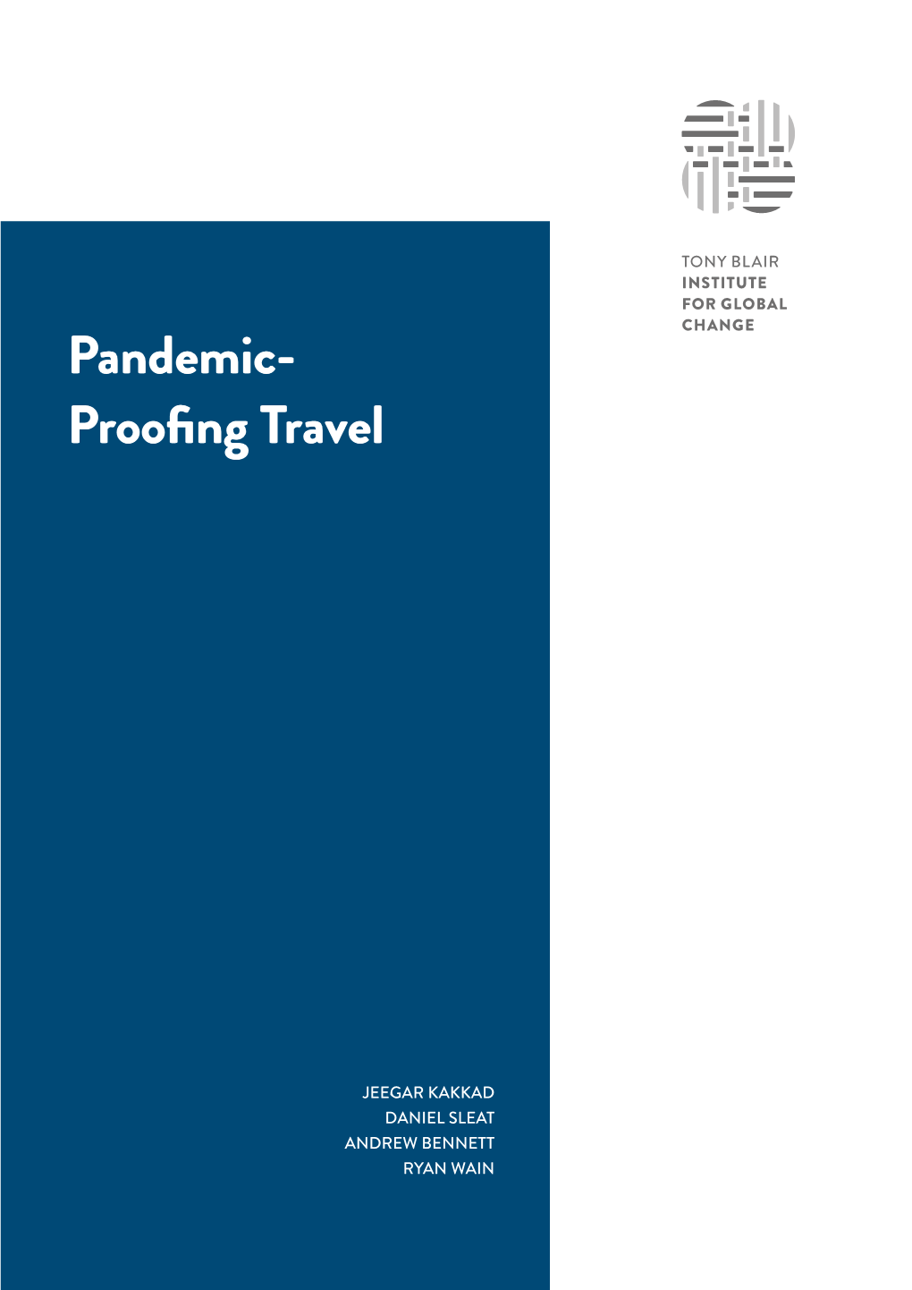 Pandemic-Proofing Travel | Institute for Global Change