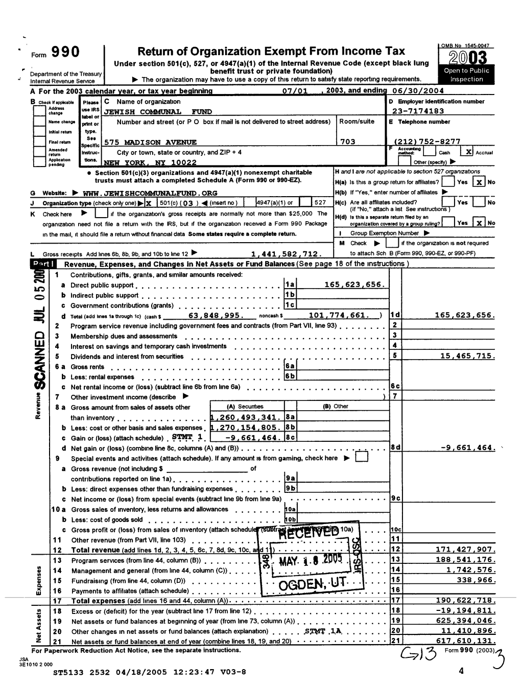 Return of Organization Exempt from Income