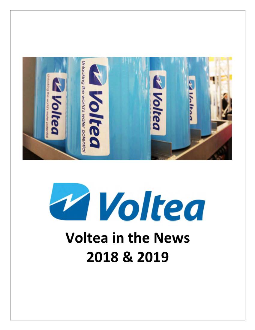 Voltea in the News 2018 & 2019