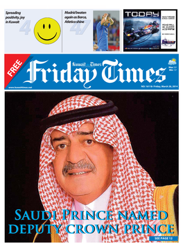 Saudi Prince Named Deputy Crown Prince