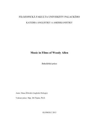 Music in Films of Woody Allen