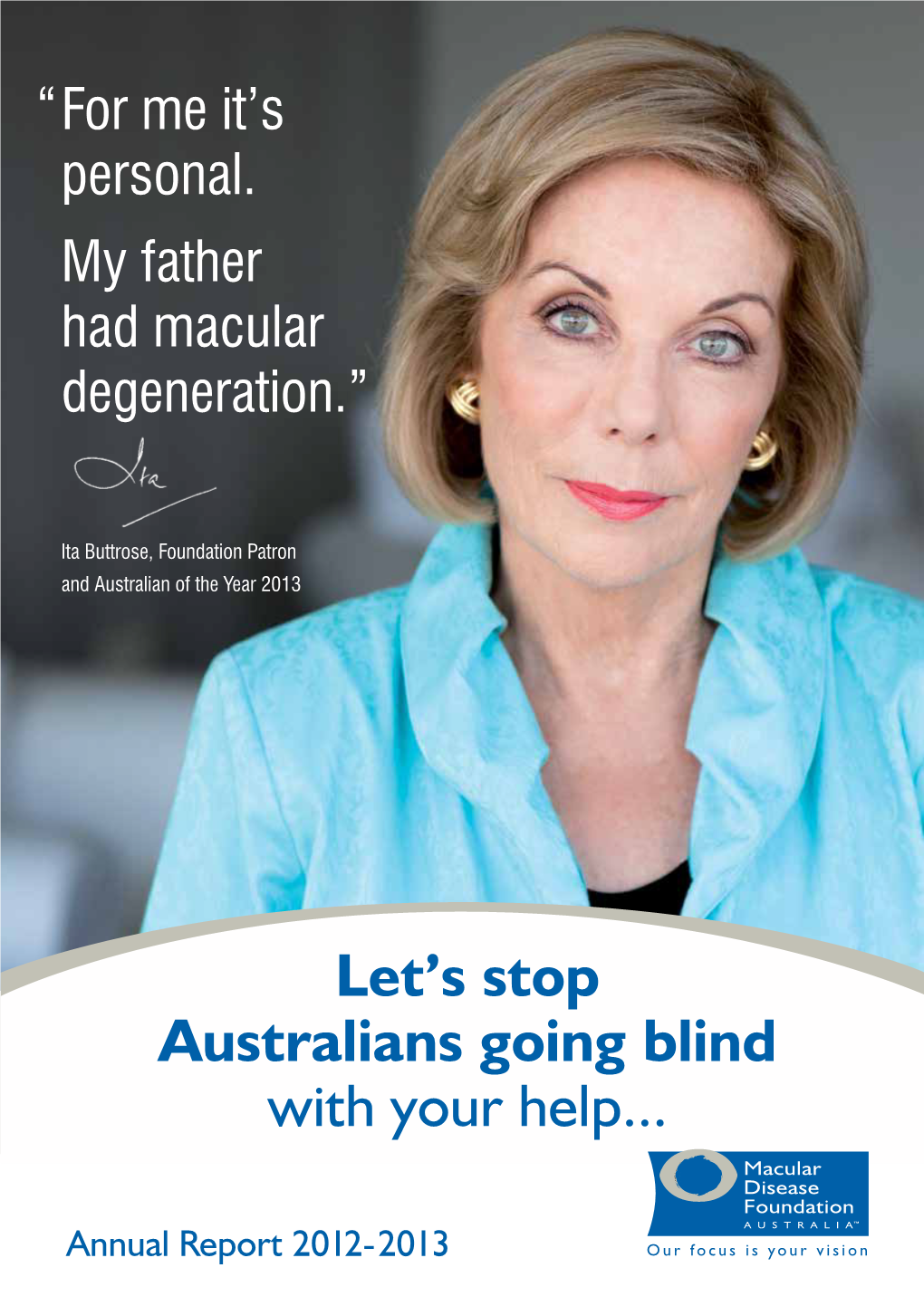 Let's Stop Australians Going Blind with Your Help