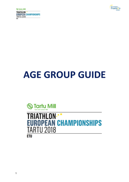 Age Group Guide