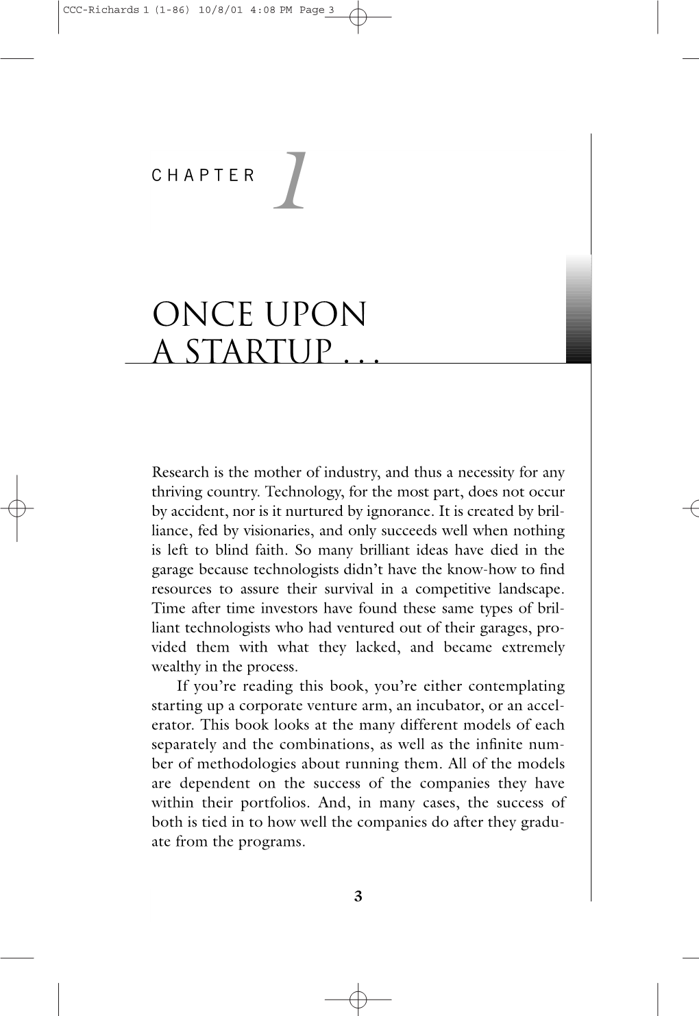 Once Upon a Startup