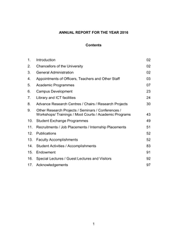 Annual Reports 2016