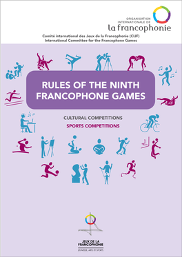 Rules of the Ninth Francophone Games
