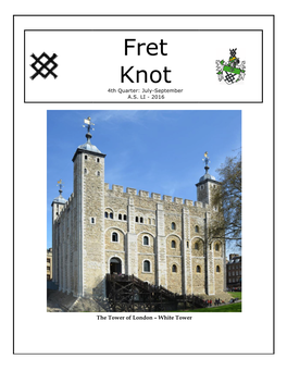 Fret Knot, a Publication of the Barony of Altavia of the Society for Creative Anachronism, Inc