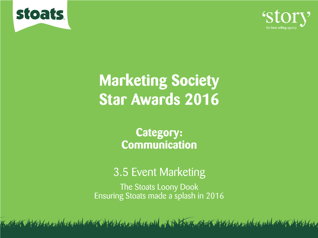 Marketing Society Star Awards 2016