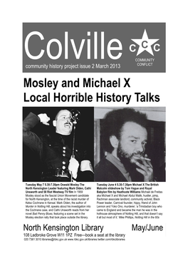 Mosley and Michael X Local Horrible History Talks