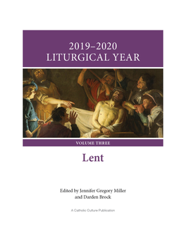 Liturgical Year 2019-2020, Vol. 3