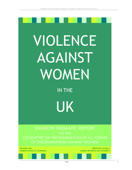 Violence Against Women Uk