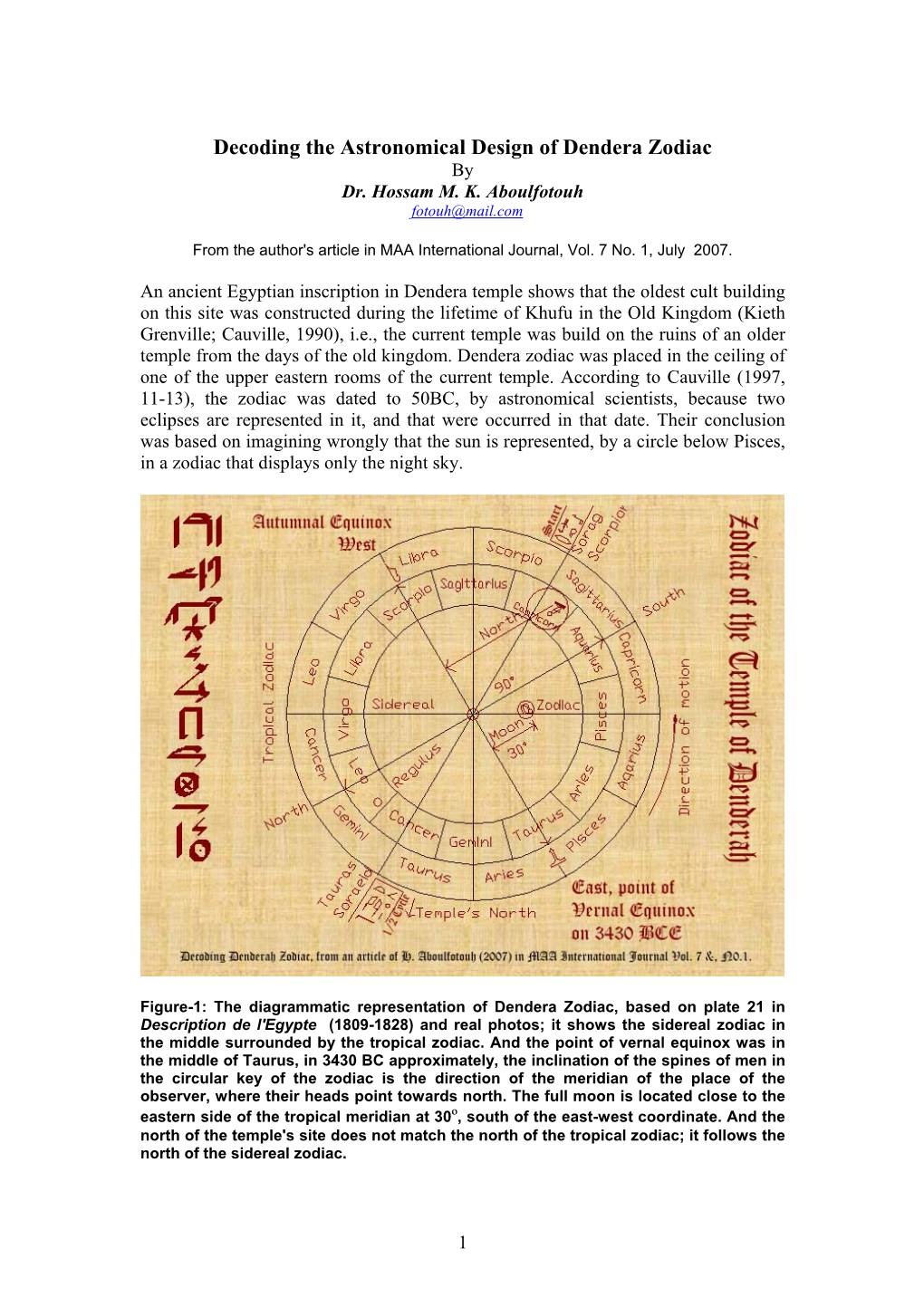 Decoding Dendera Zodiac -.:: GEOCITIES.Ws
