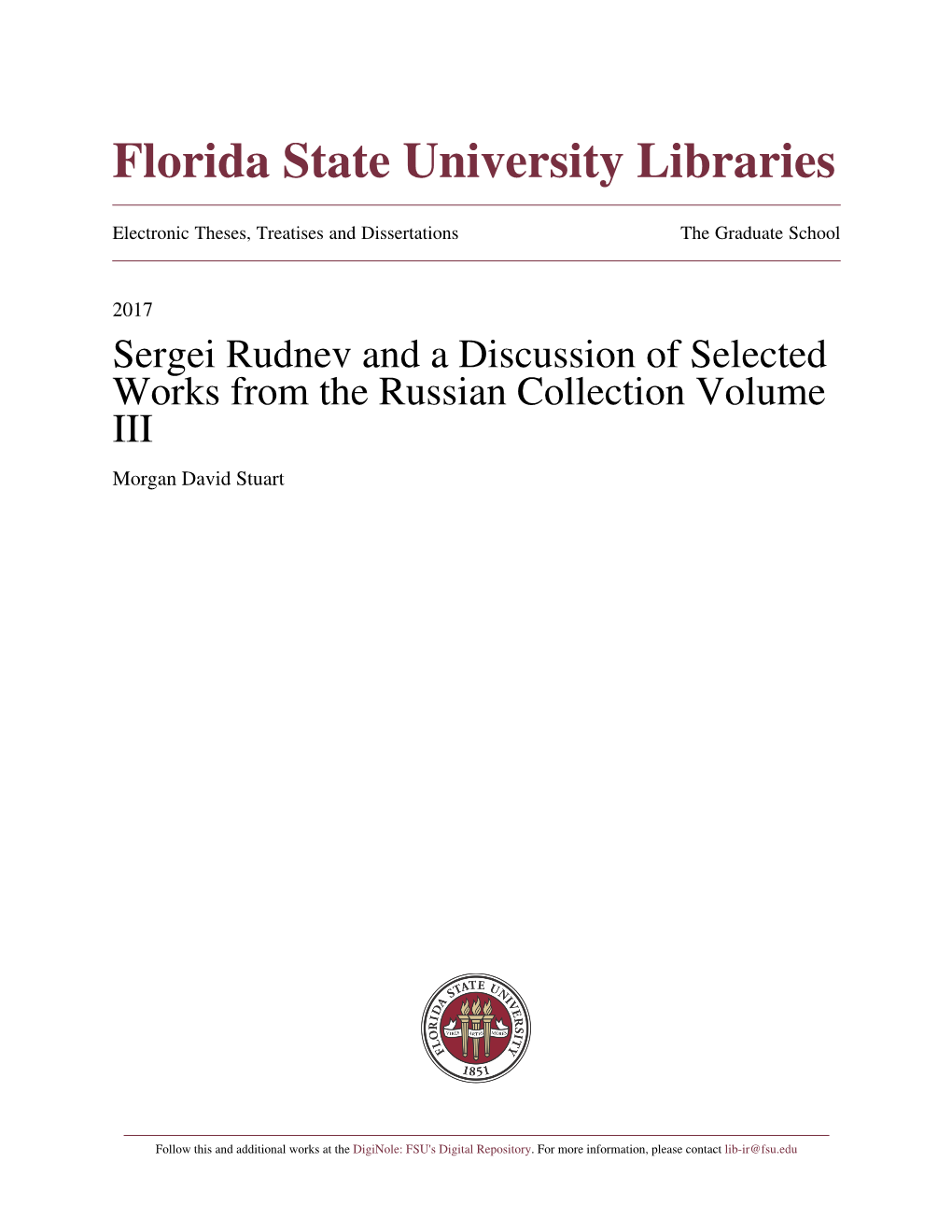 Florida State University Libraries