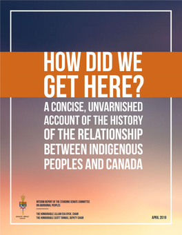 The History of the Relationship Between Indigenous Peoples and Canada