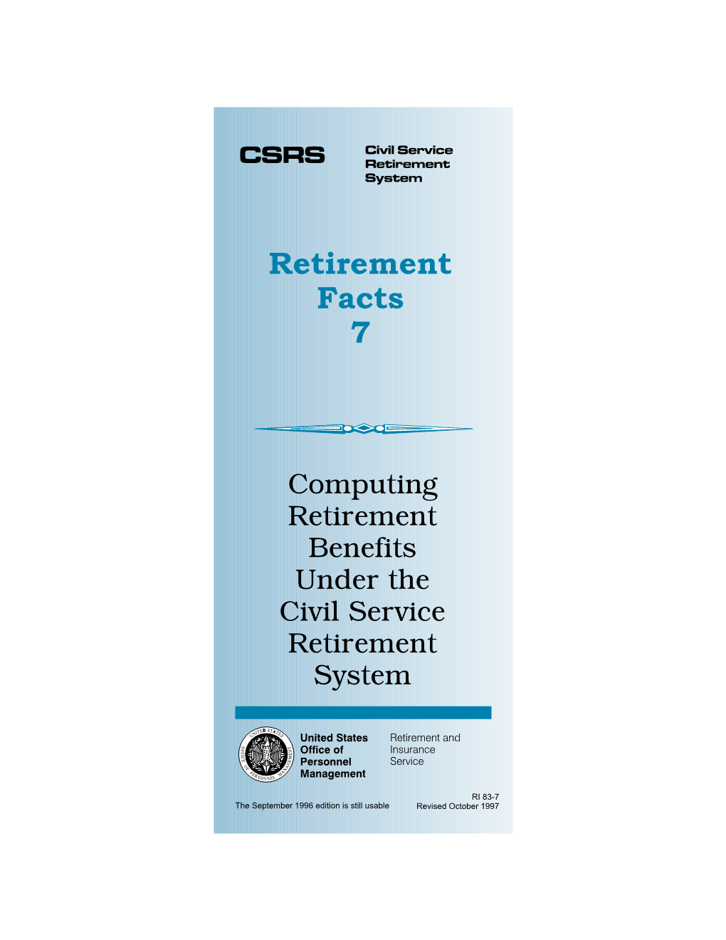Retirement Facts 7