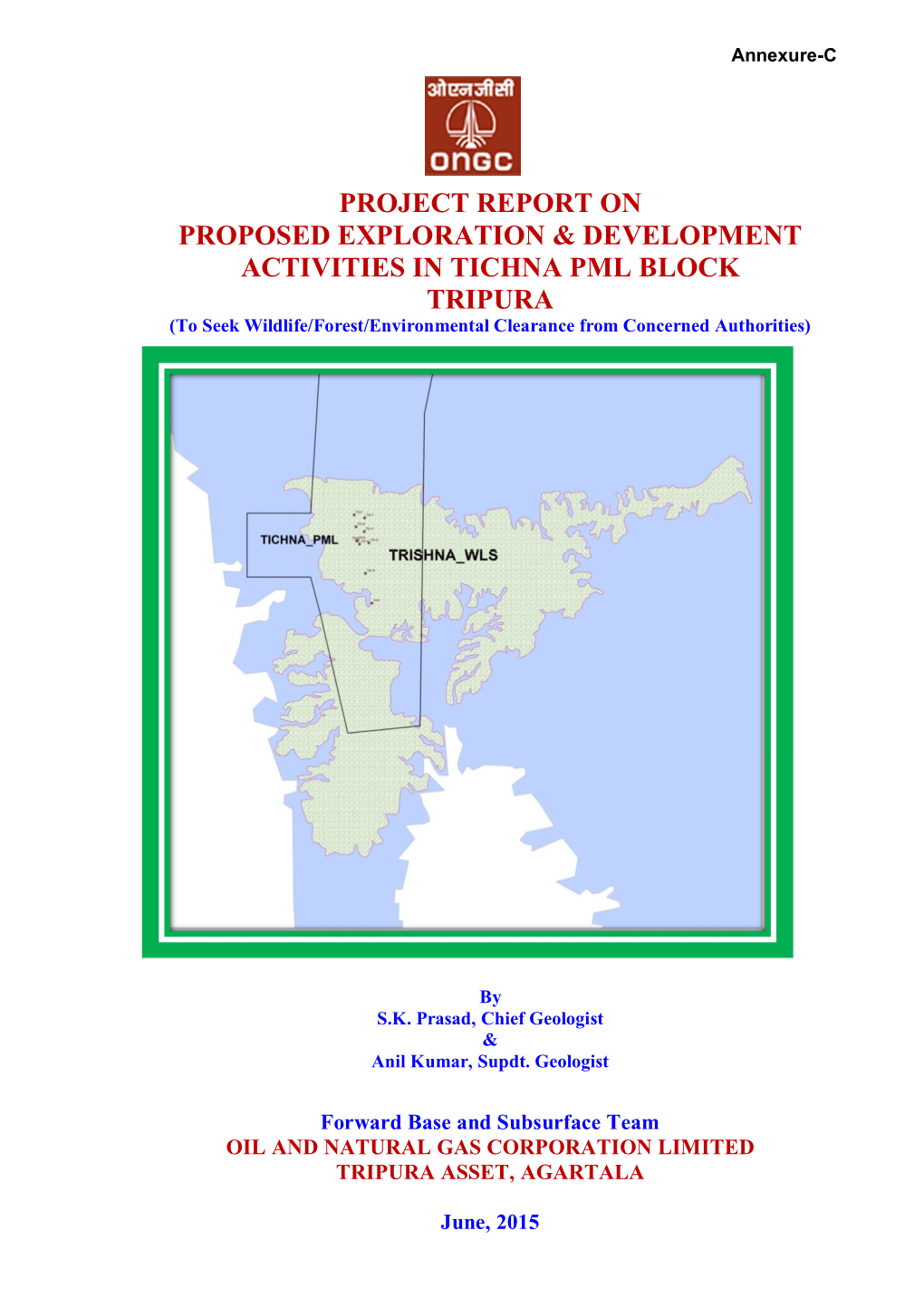 Project Report on Proposed Exploration & Development