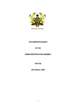 The Composite Budget of the Kumasi Metropolitan
