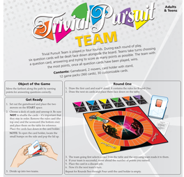 Trivial Pursuit Team Is Played in Four Rounds. During Each Round of Play, Six Question Cards Will Be Dealt Face Down Alongside the Board