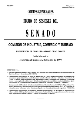 Comisión De Industria, Comercio Y Turismo