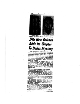 Jr& •New Orleans Adds Its Chapter to Dallas Mystery
