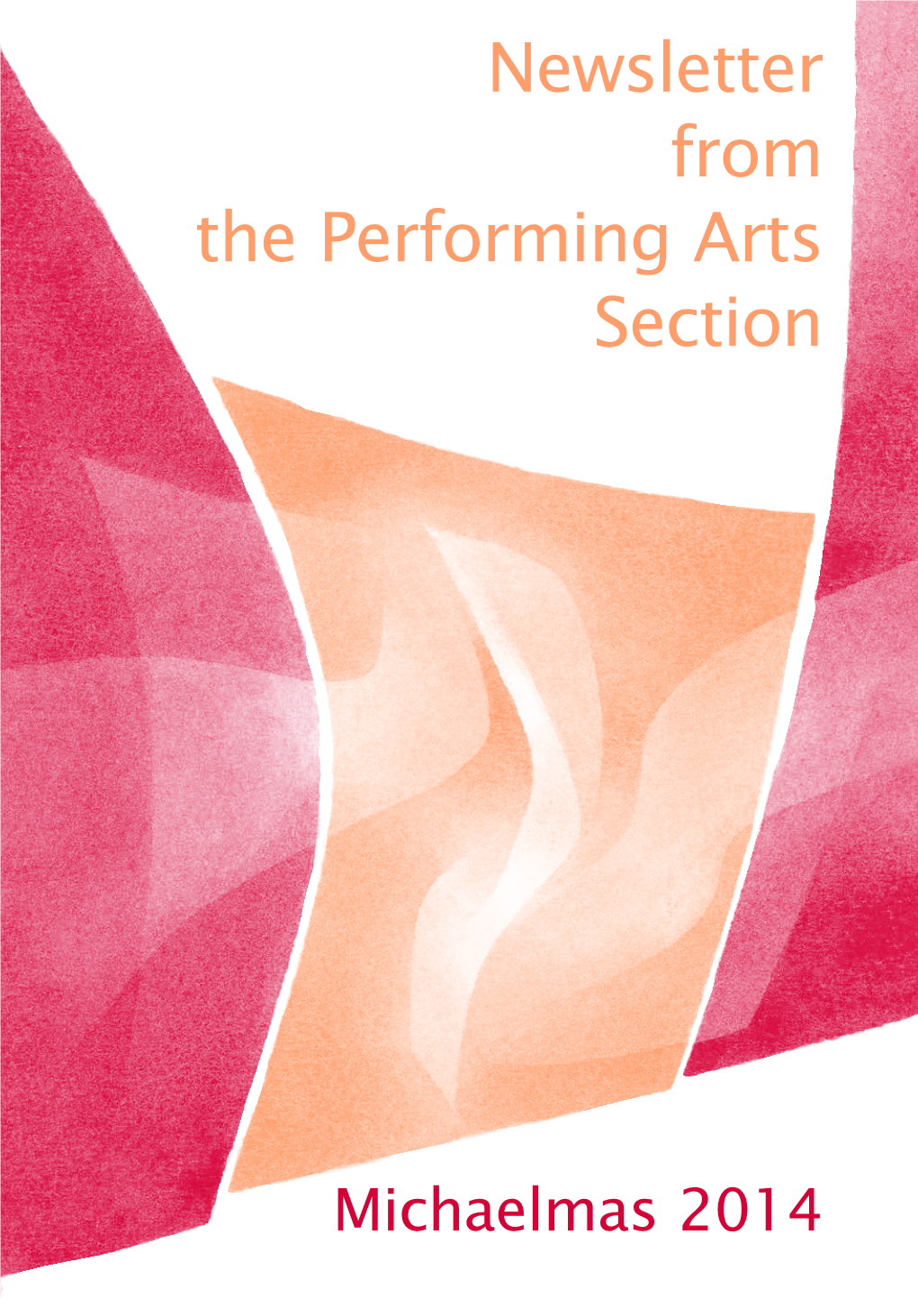 Newsletter from the Performing Arts Section