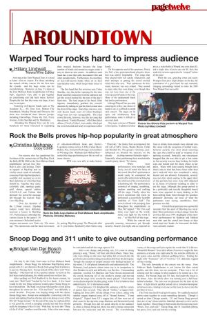 Pagetwelve AROUNDTOWN Warped Tour Rocks Hard to Impress Audience Their Musical Horizons Because the Large Bands