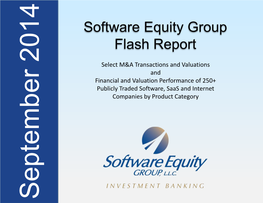 Software Equity Group Flash Report