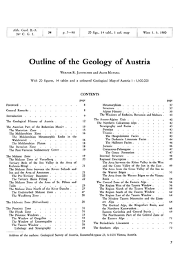 Outline of the Geology of Austria