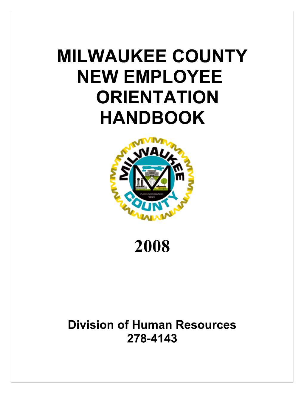 Milwaukee County Government At A Glance