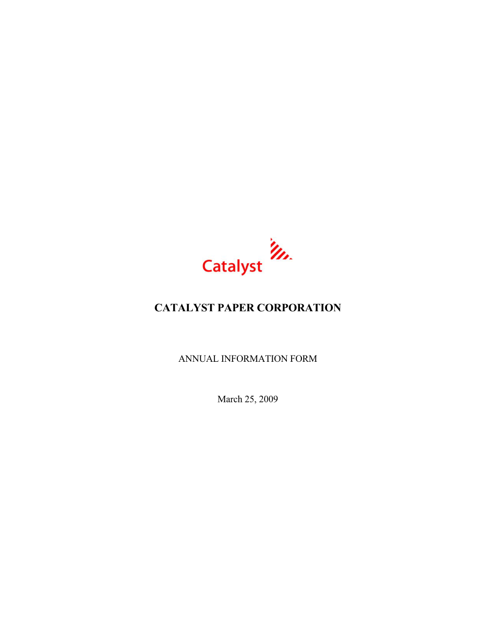 Catalyst Paper Corporation