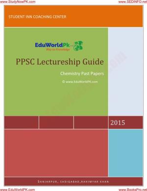 PPSC Lectureship Guide