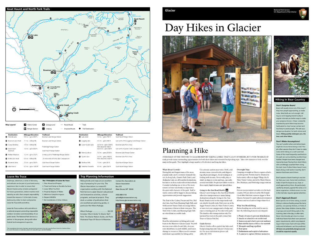 Day Hikes in Glacier