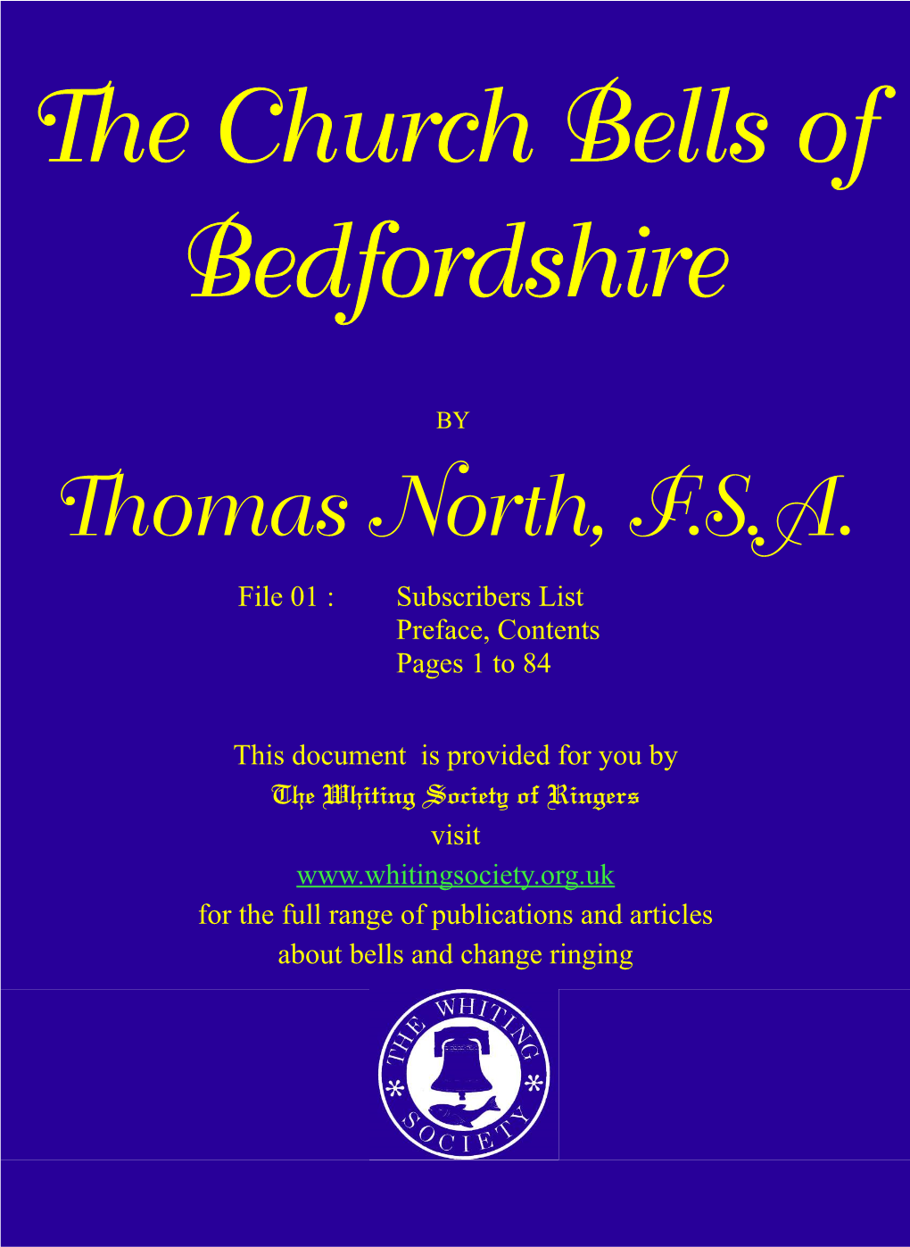 The Church Bells of Bedfordshire