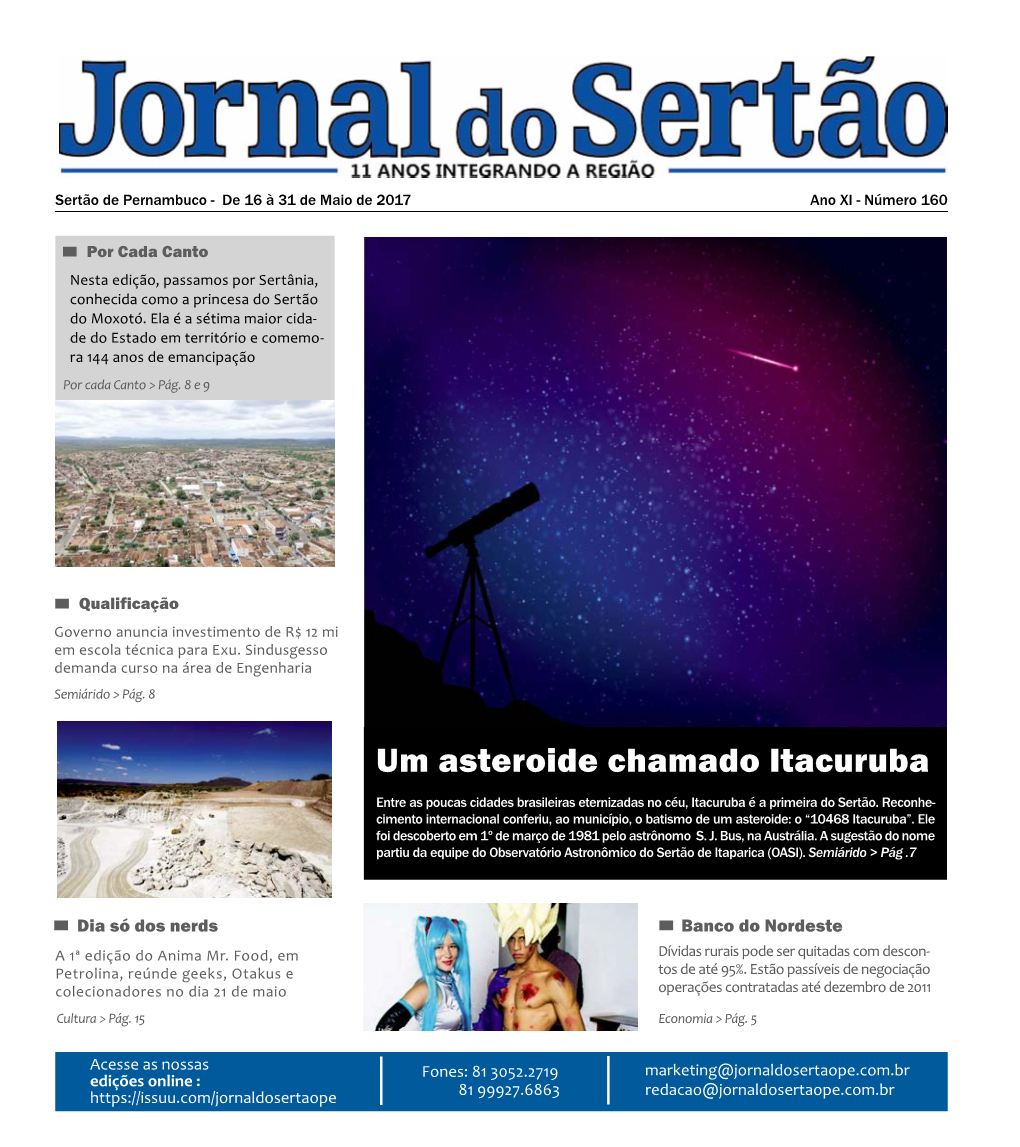 Um Asteroide Chamado Itacuruba