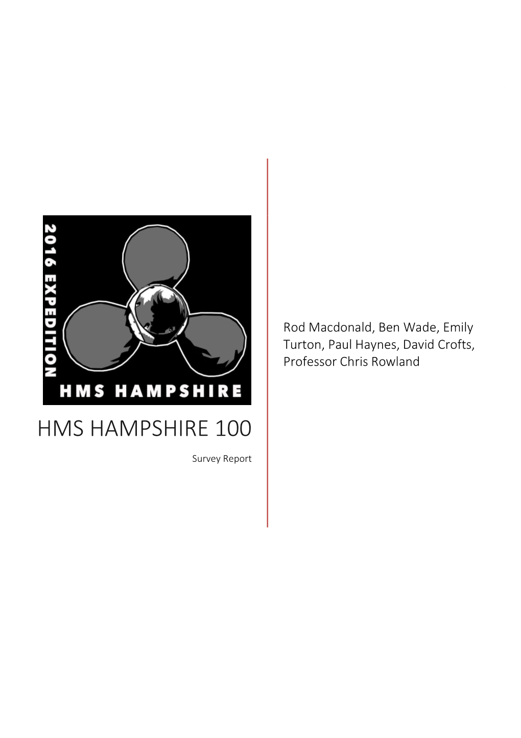 Hms Hampshire 100