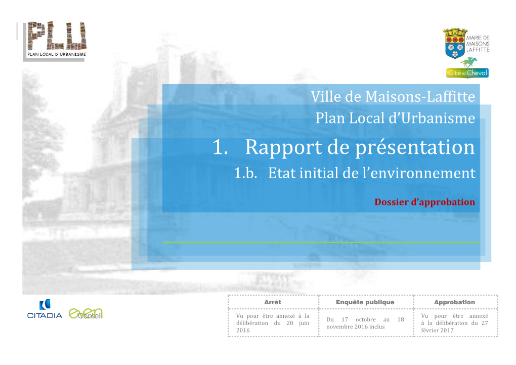 1. Rapport De Présentation