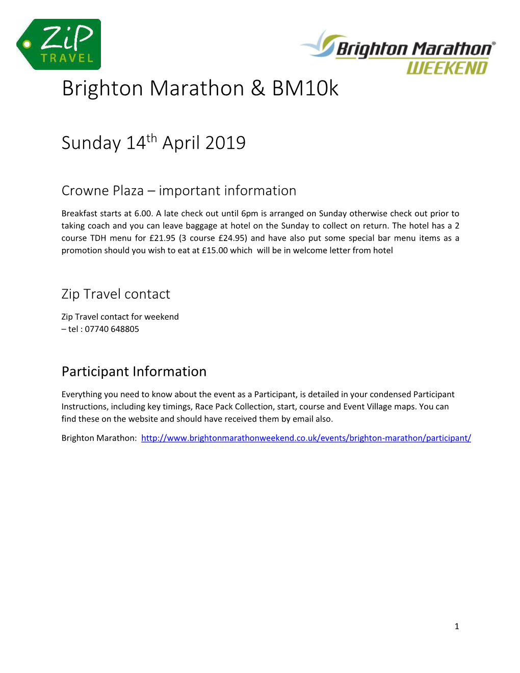 Brighton Marathon & Bm10k