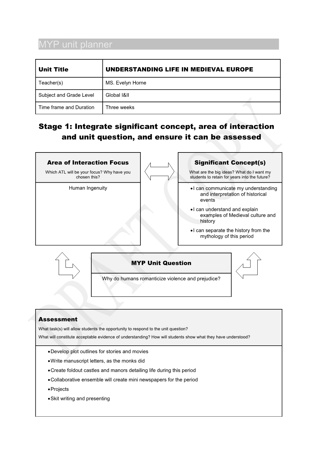 MYP Unit Planner s7