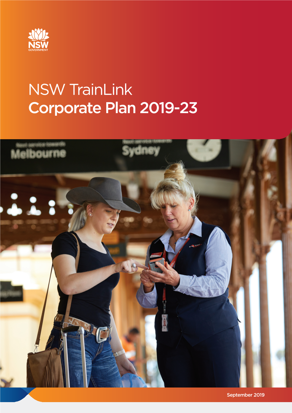 NSW Trainlink Corporate Plan 2019-2023