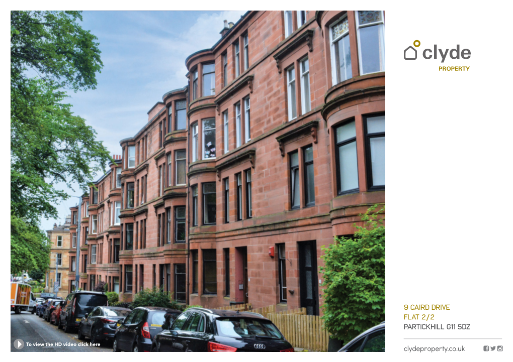 9 Caird Drive Flat 2/2 Partickhill G11 5DZ Clydeproperty.Co.Uk