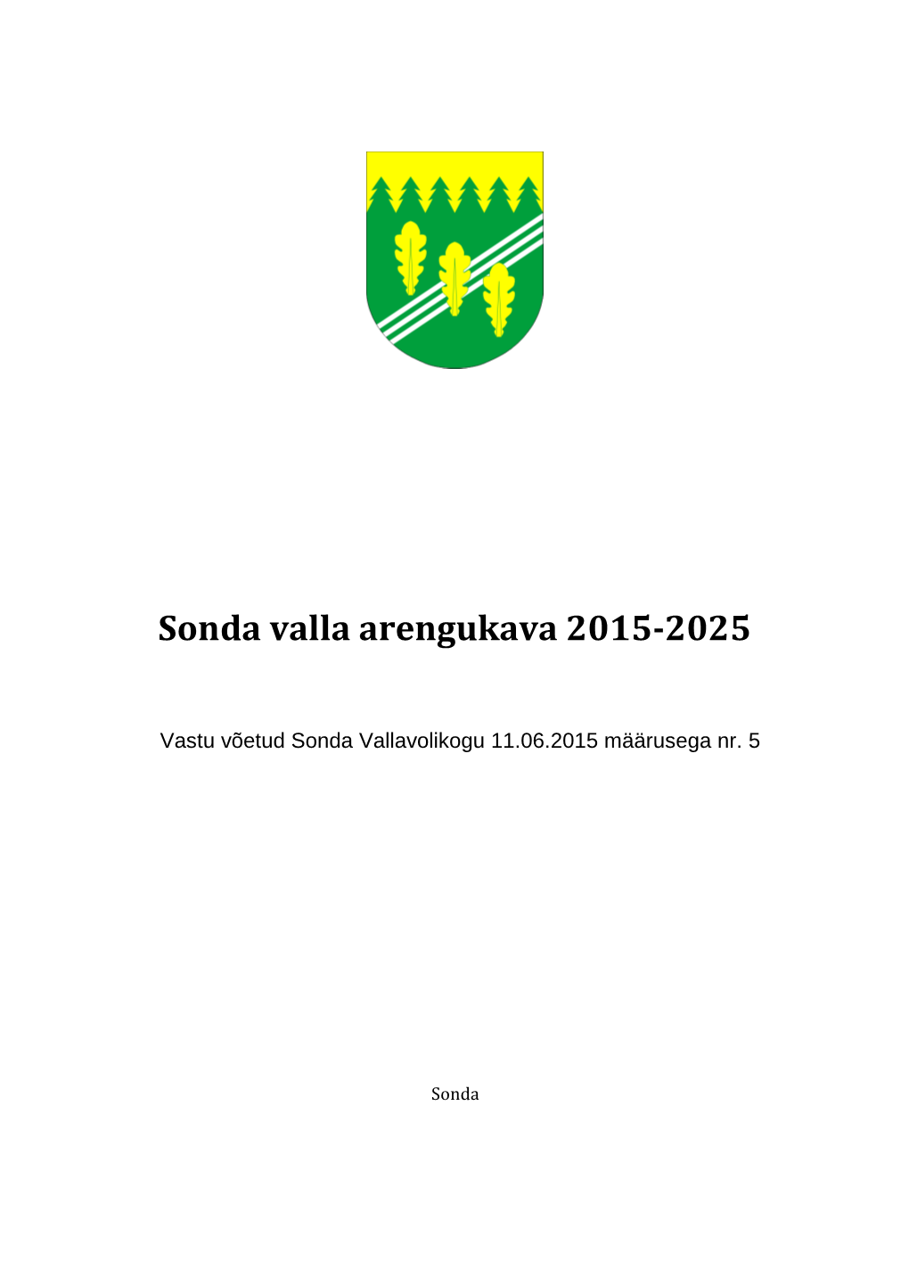 Sonda Valla Arengukava 2015-2025