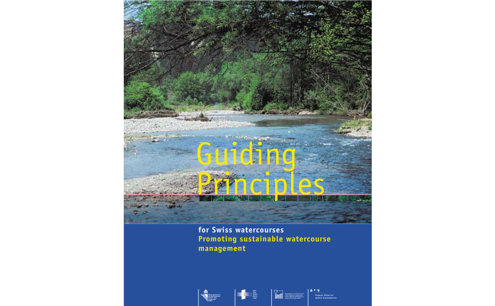 Guiding Principles for Swiss Watercources. Promoting