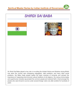 Shirdi Sai Baba