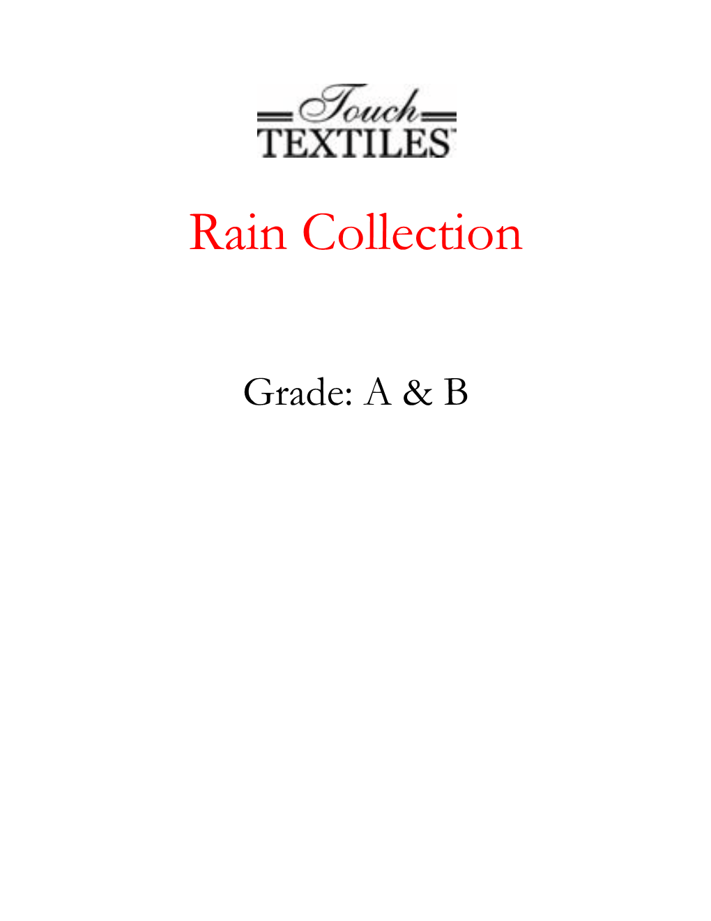 Rain Collection