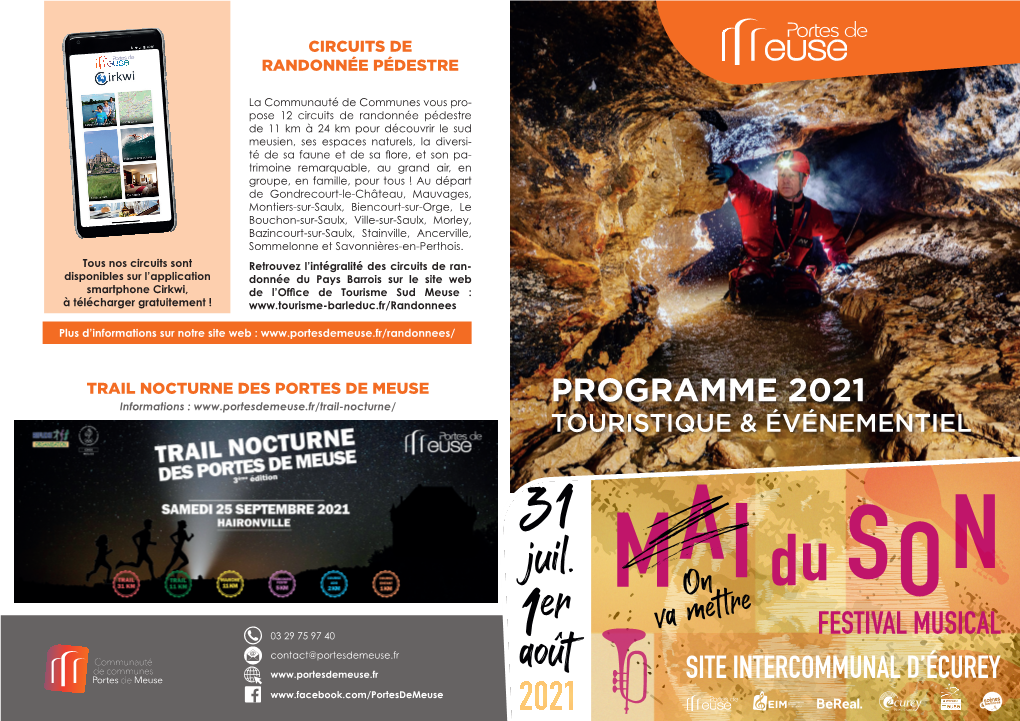 Programme 2021 Touristique & Événementiel