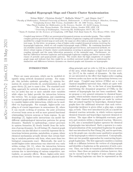 Arxiv:2102.02272V2 [Nlin.CD] 18 May 2021 Cin Aercnl Eoeacmo Hsclmod- Physical Common a Inter- Become Higher-Order Recently Hence, Have Mu- Actions Eﬀects