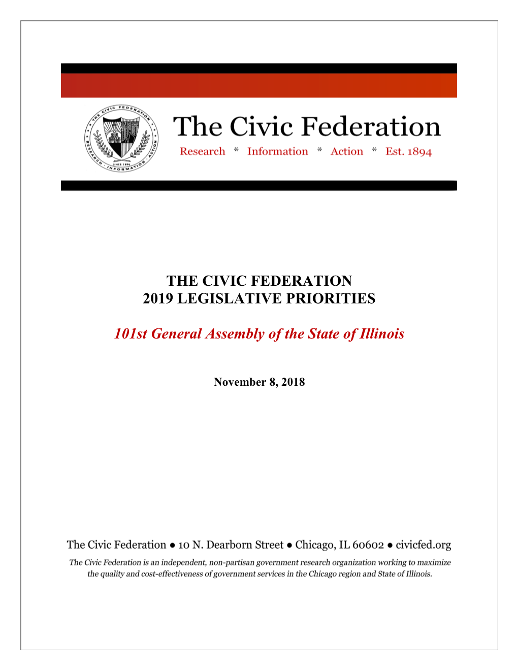 101St General Assembly of the State of Illinois